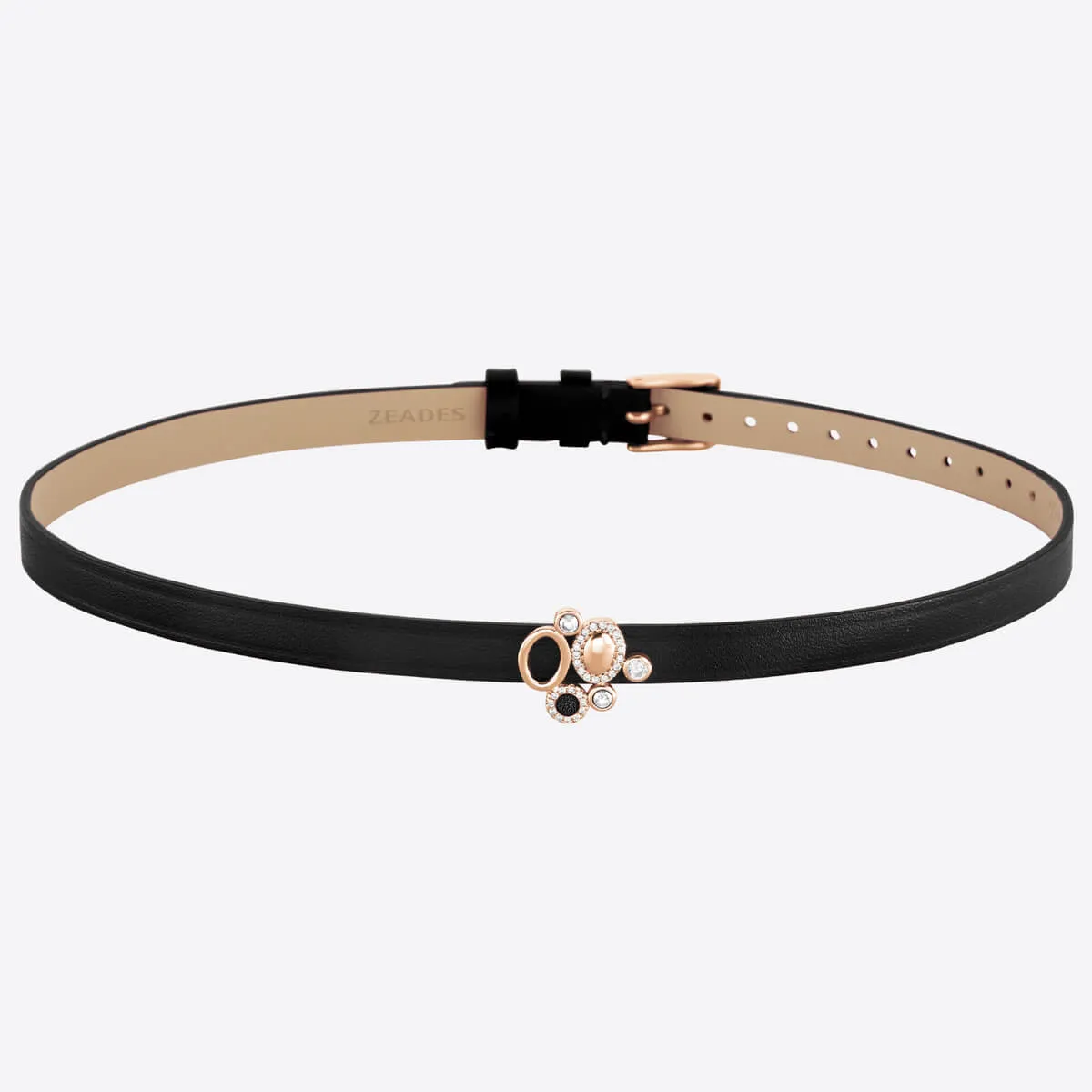 2 in 1, Choker & Bracelet GALETS 8DT Black RO