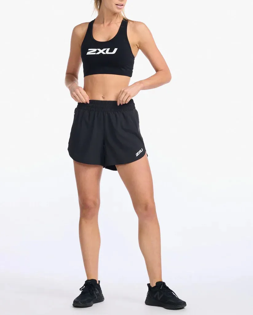 2XU Womens Aspire 5 inch Shorts - Black/White