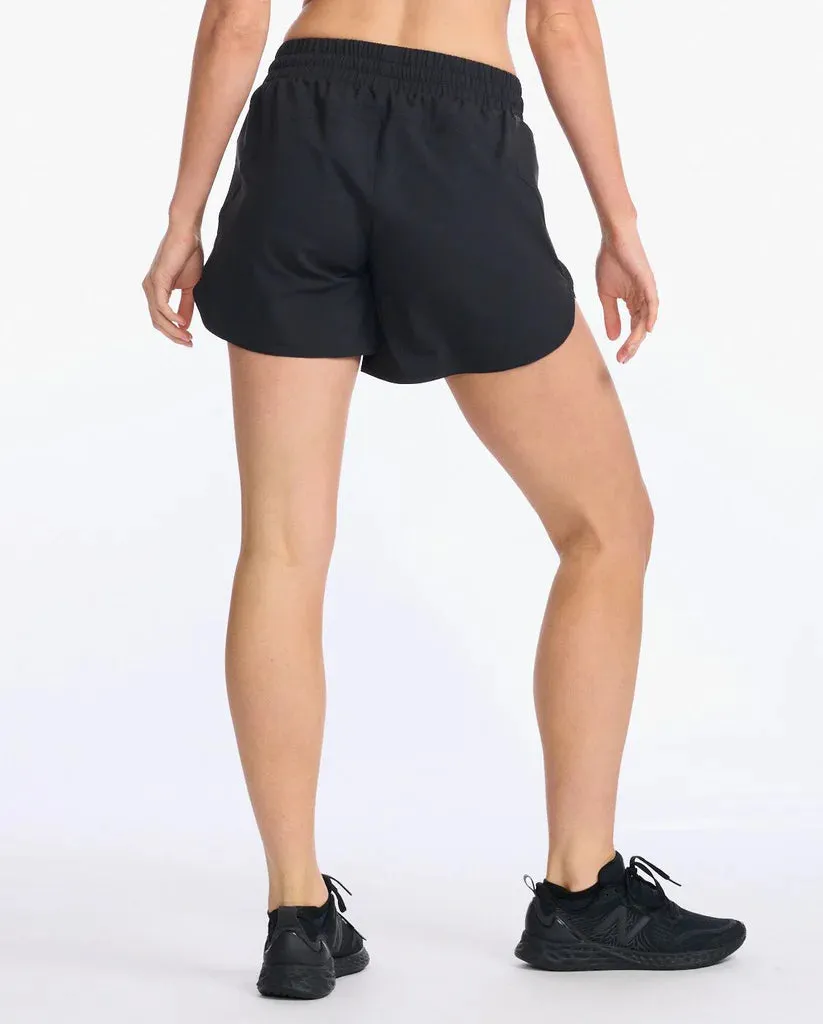 2XU Womens Aspire 5 inch Shorts - Black/White