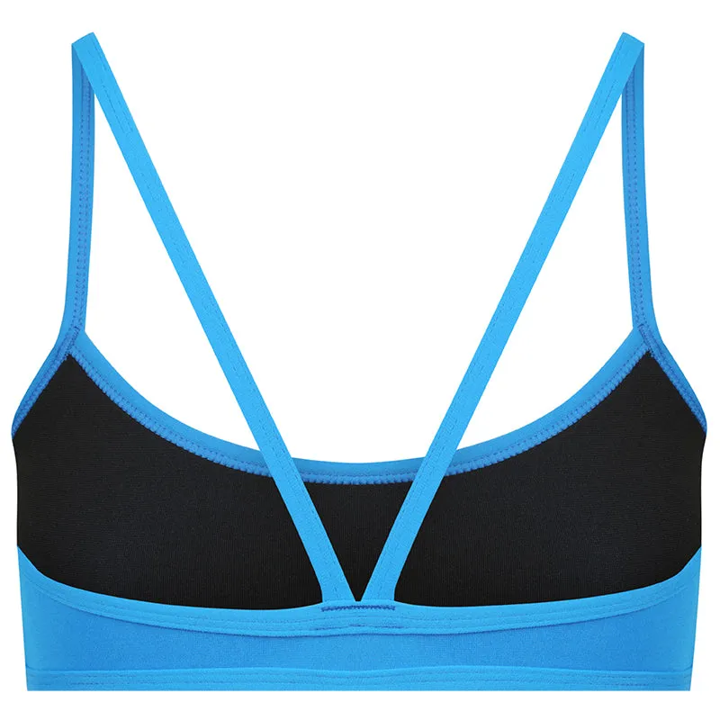 Amanzi - Azure Ladies Sports Bikini Top