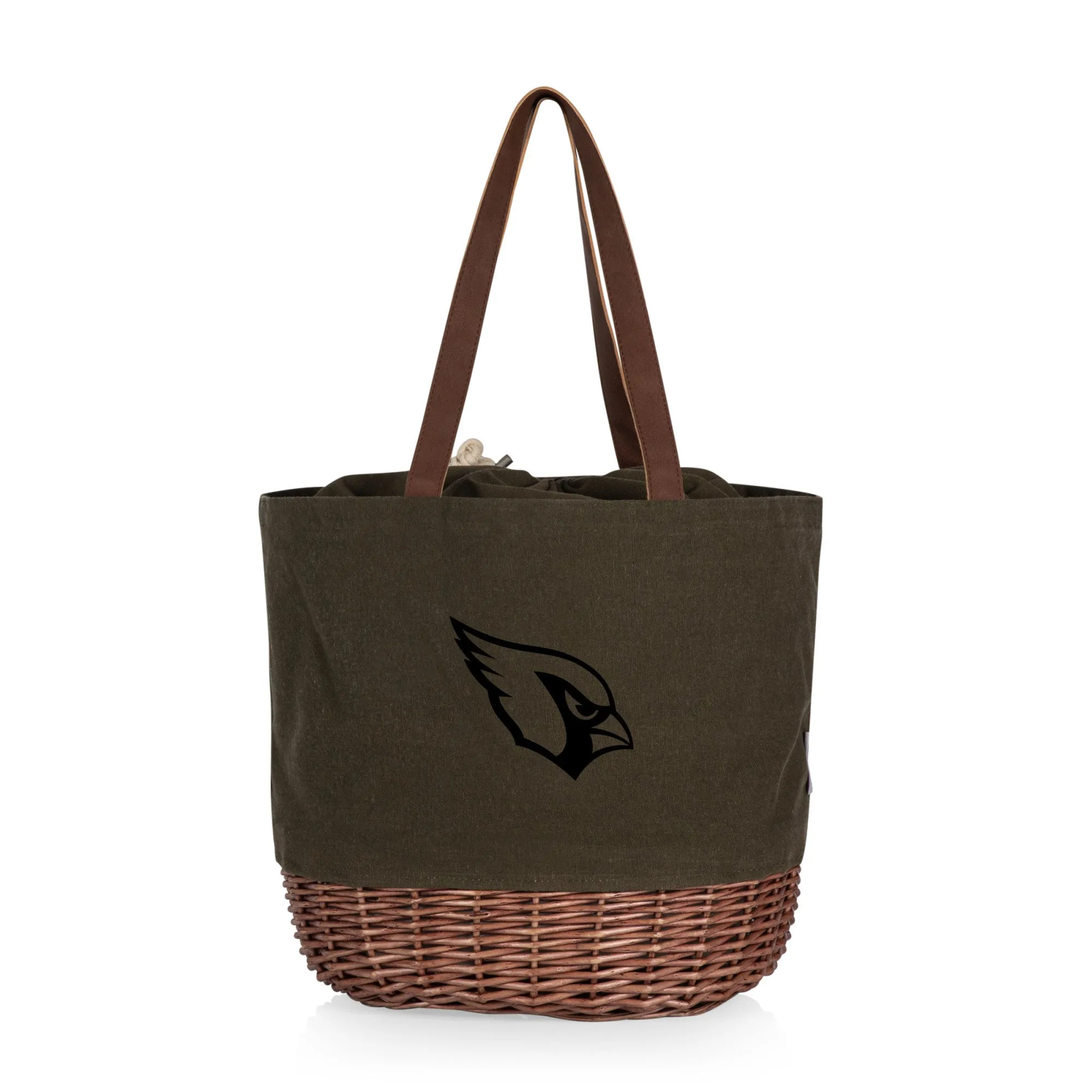 Arizona Cardinals - Coronado Canvas and Willow Basket Tote