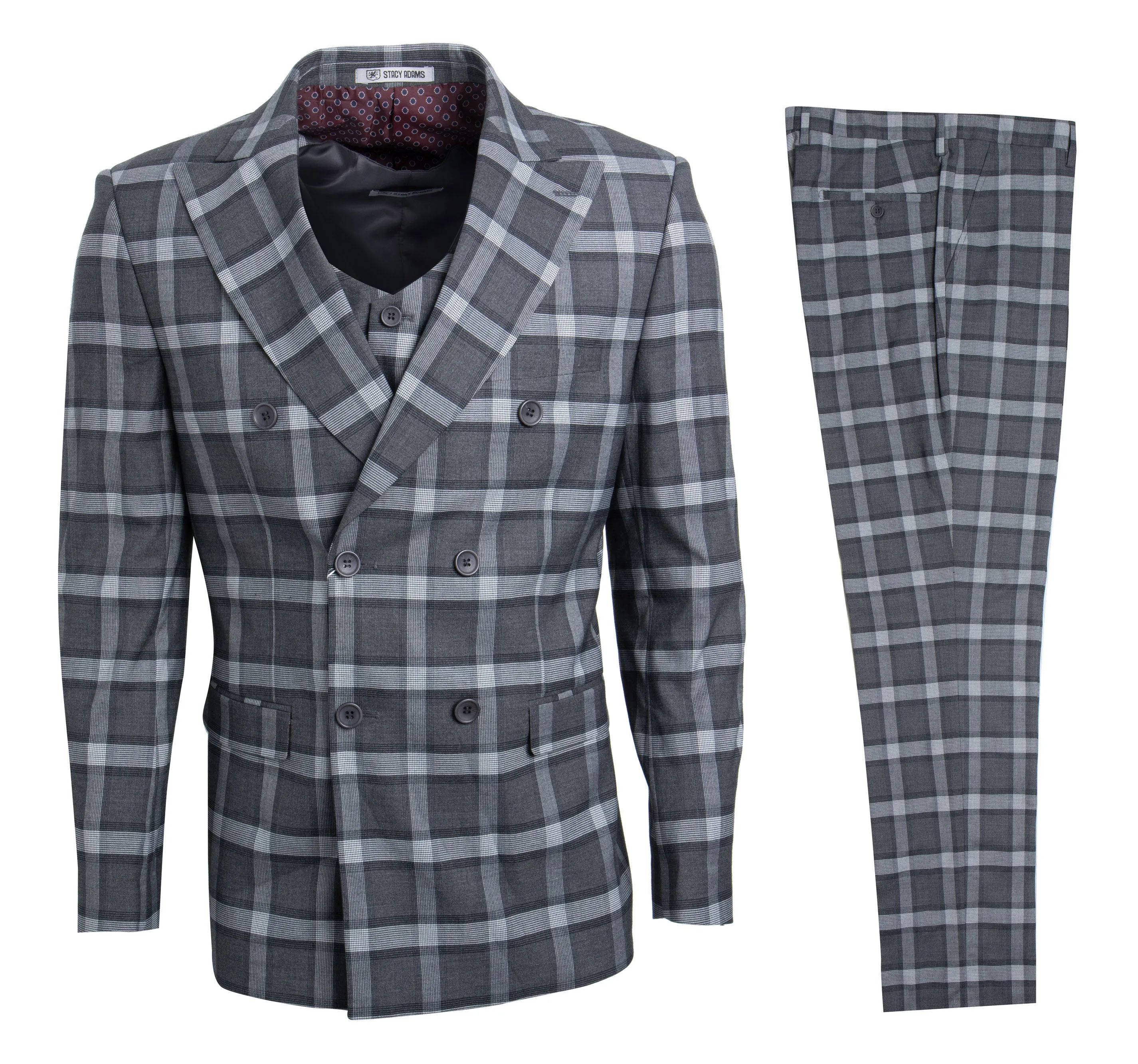 Black / Grey Stacy Adams Men's Suit