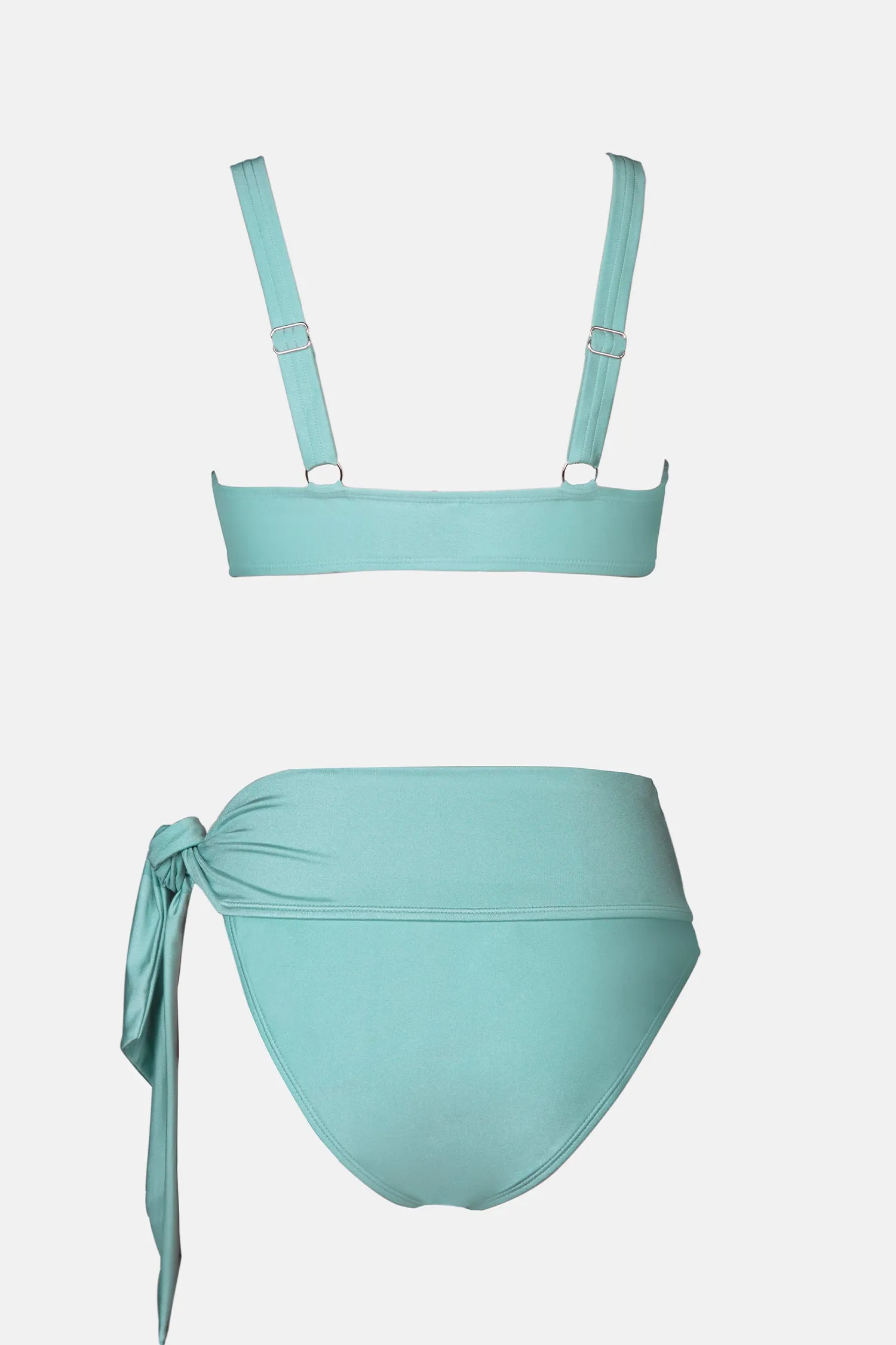 Bunny Tie Bralette & Tie Side Bikini Set