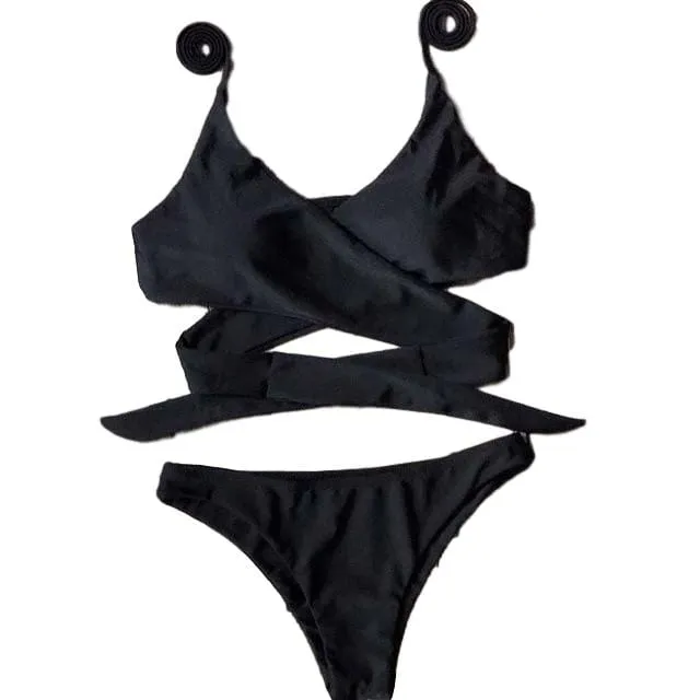 Criss-Cross Bikini Set