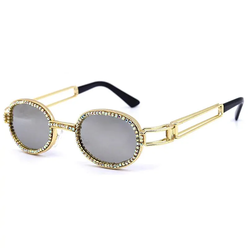 Diamond-Studded Steampunk Sunglasses