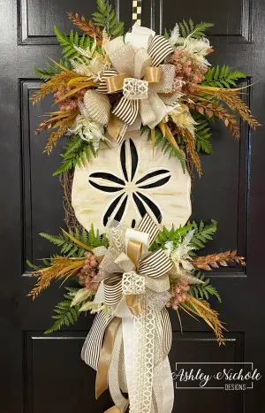 Elegant Sand Dollar Wreath