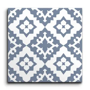 Encaustic Harmony Tile of Timeless Elegance