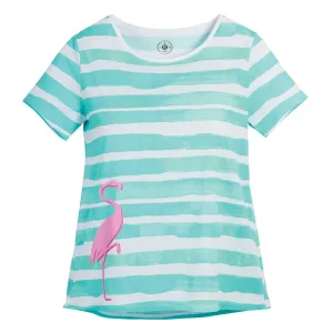 Flamingo Stripe T-Shirt