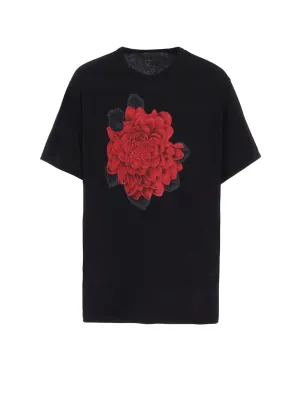 FLOWER PRINT T-SHIRT "DAHLIA"