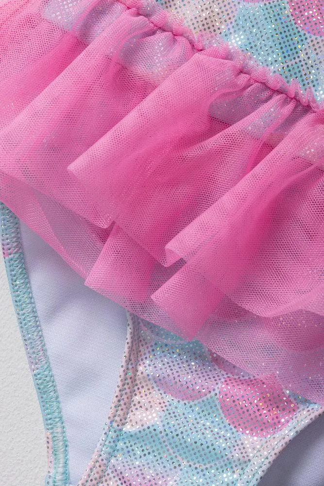 Foil Tutu Swimsuit Multi