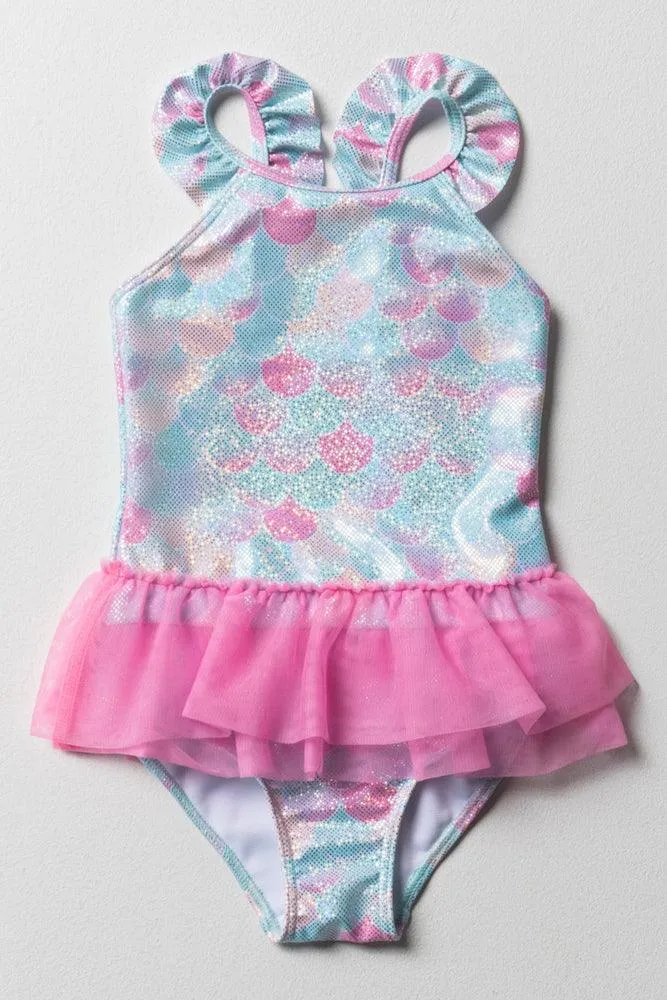 Foil Tutu Swimsuit Multi