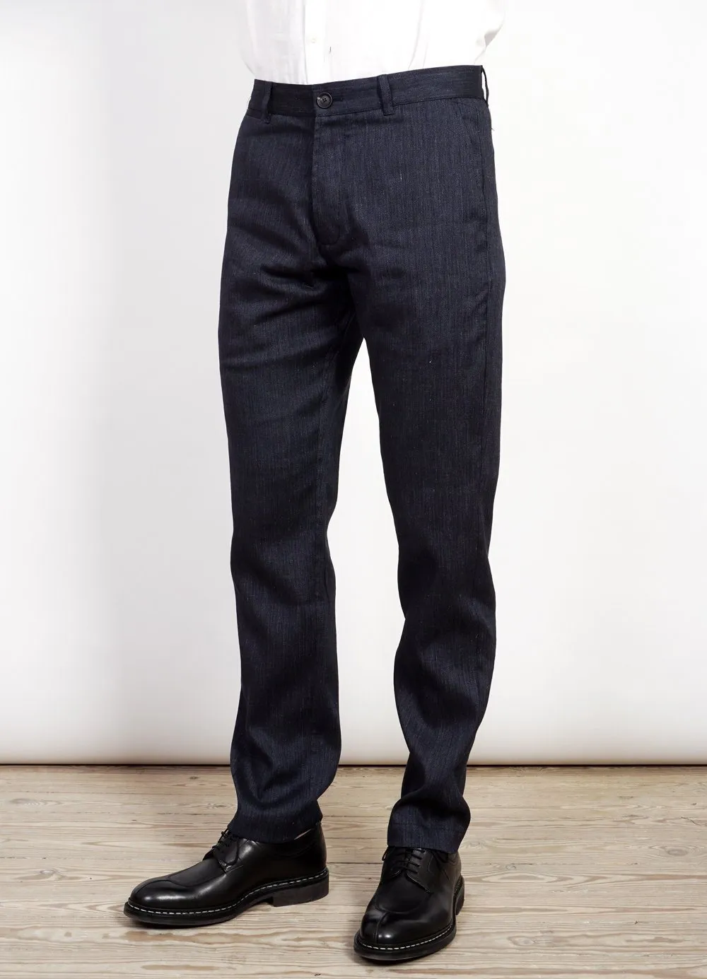 FRED | Regular Fit Trousers | Navy Melange