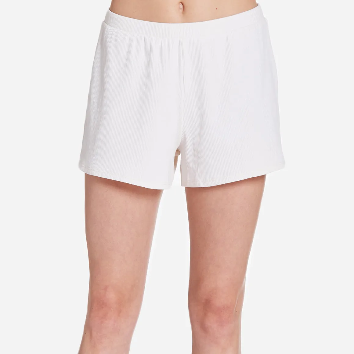 Indigo Ribbed Pima Cotton Lounge Short