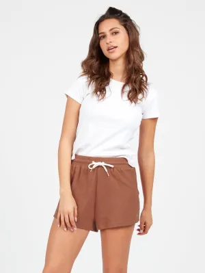 Lived In Lounge Fleece Shorts - Dark Clay