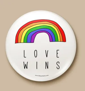 Love Wins Button Badge