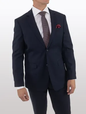 Men's Navy Wool Suit