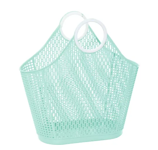 Mint Jelly Fiesta Shopper Bag