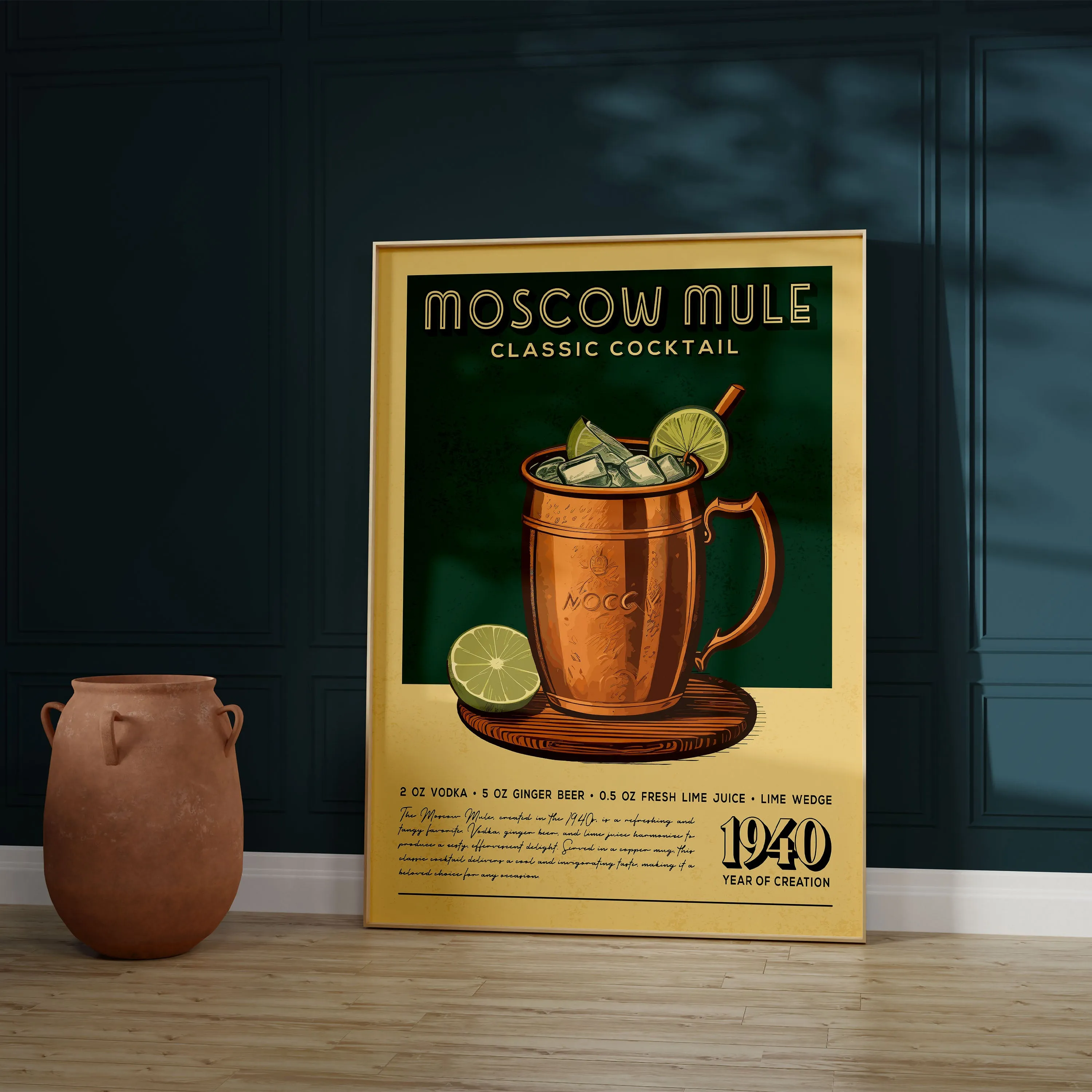 Moscow Mule - Classic Cocktail Poster