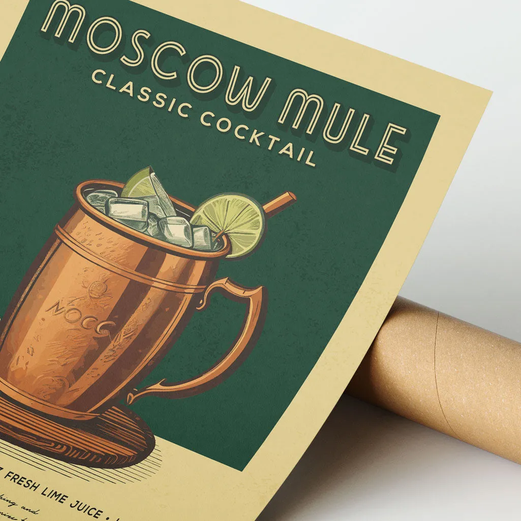 Moscow Mule - Classic Cocktail Poster