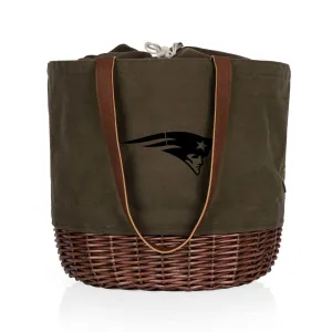 New England Patriots - Coronado Canvas and Willow Basket Tote