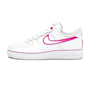 NIike Air Force 1 '07 'Airbrush' White/Fireberry