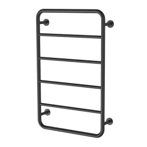 Phoenix Vivid Slimline Towel Ladder 800 x 500mm - Matte Black