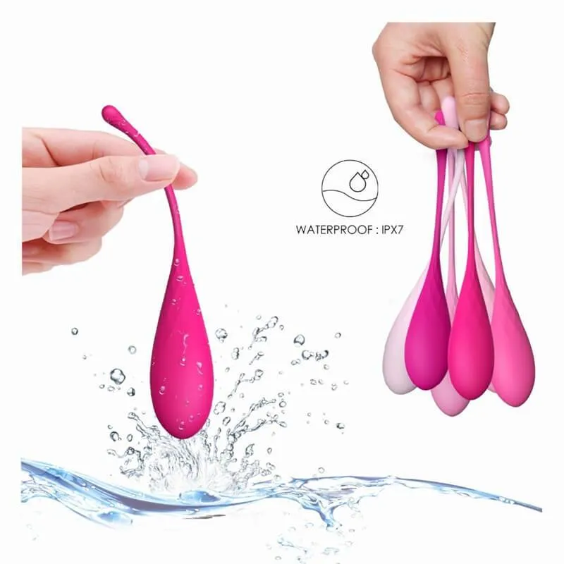 PLAYFUL Diamonds Weighted Kegel Eggs Training Set (6 Pack)