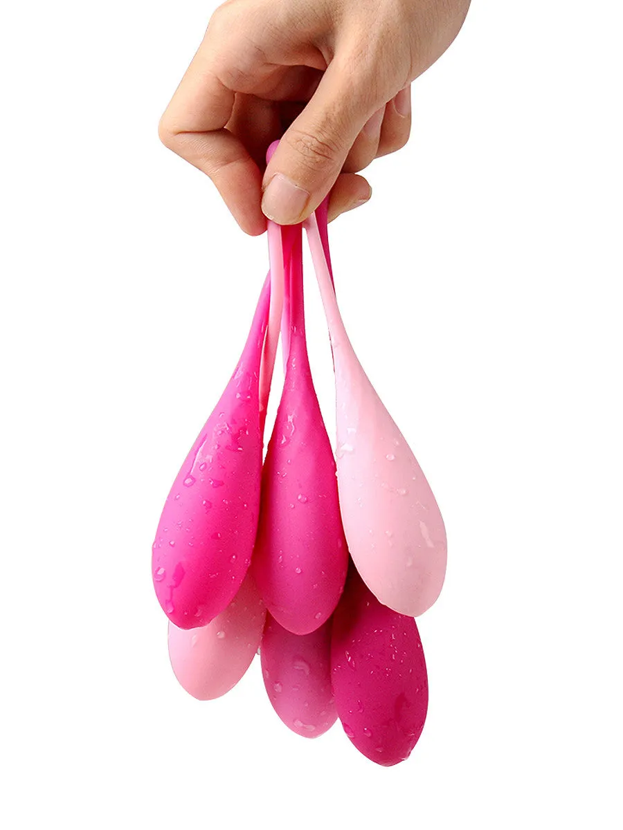 PLAYFUL Diamonds Weighted Kegel Eggs Training Set (6 Pack)