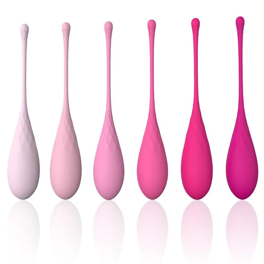 PLAYFUL Diamonds Weighted Kegel Eggs Training Set (6 Pack)