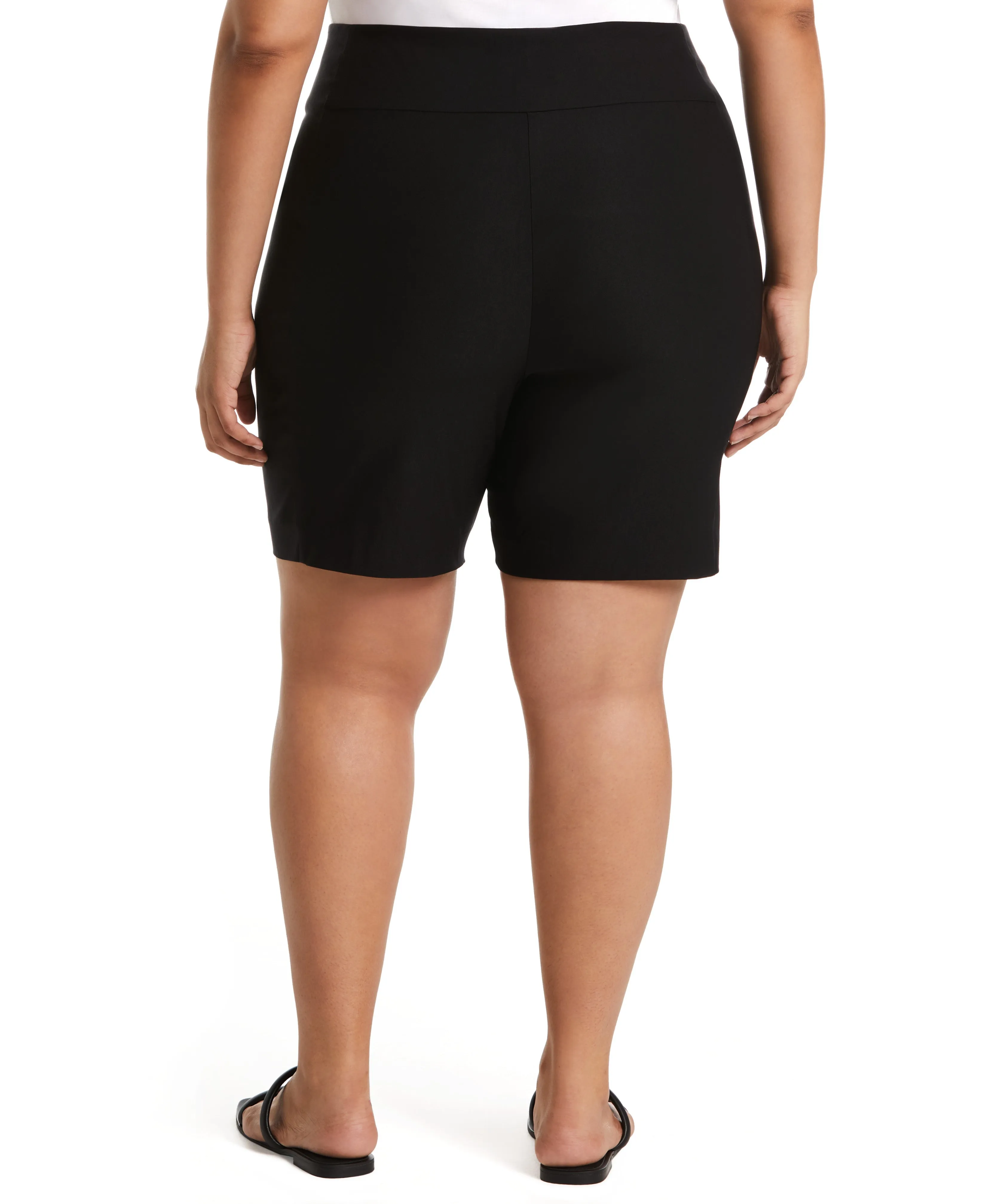 Plus Size Classic Fit Pull-On Short with Zips