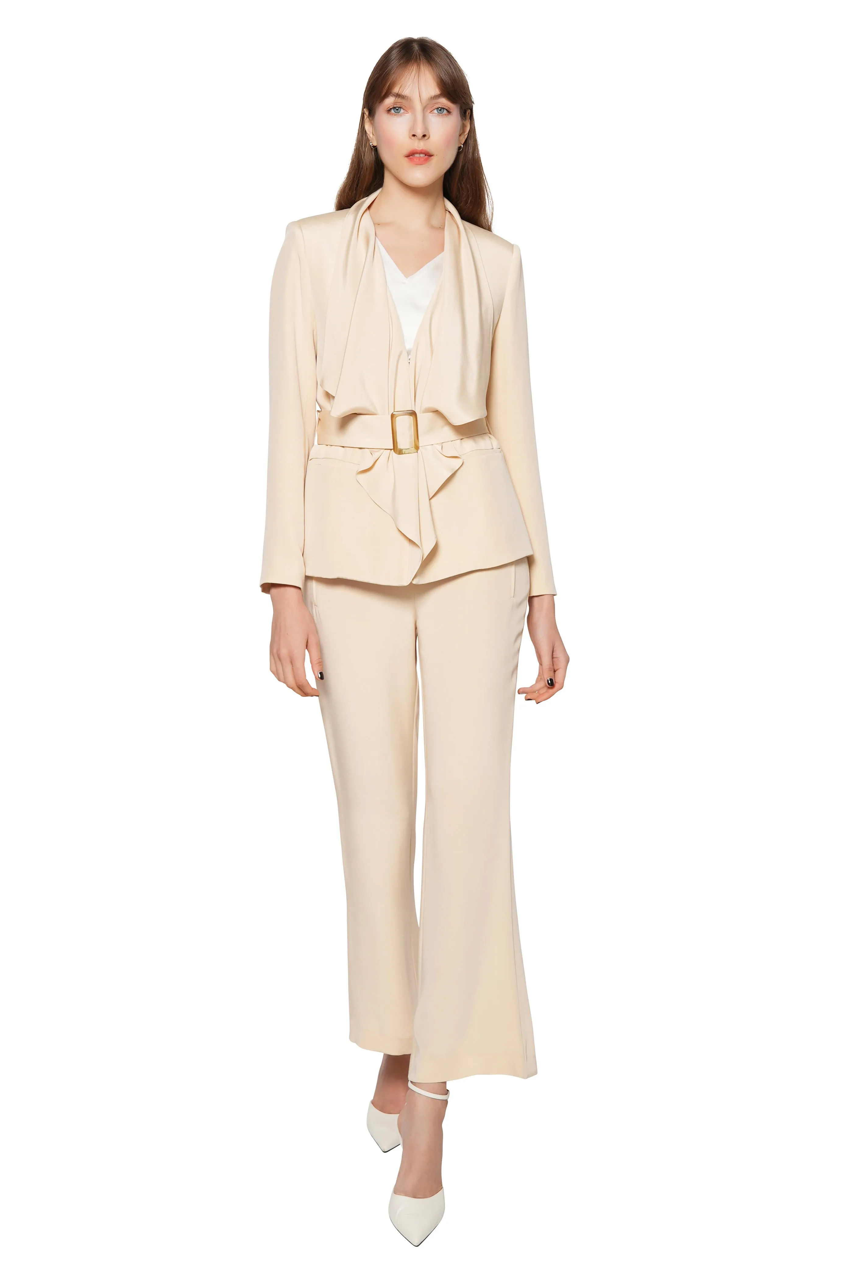 Rosario Silk Crepe Blazer