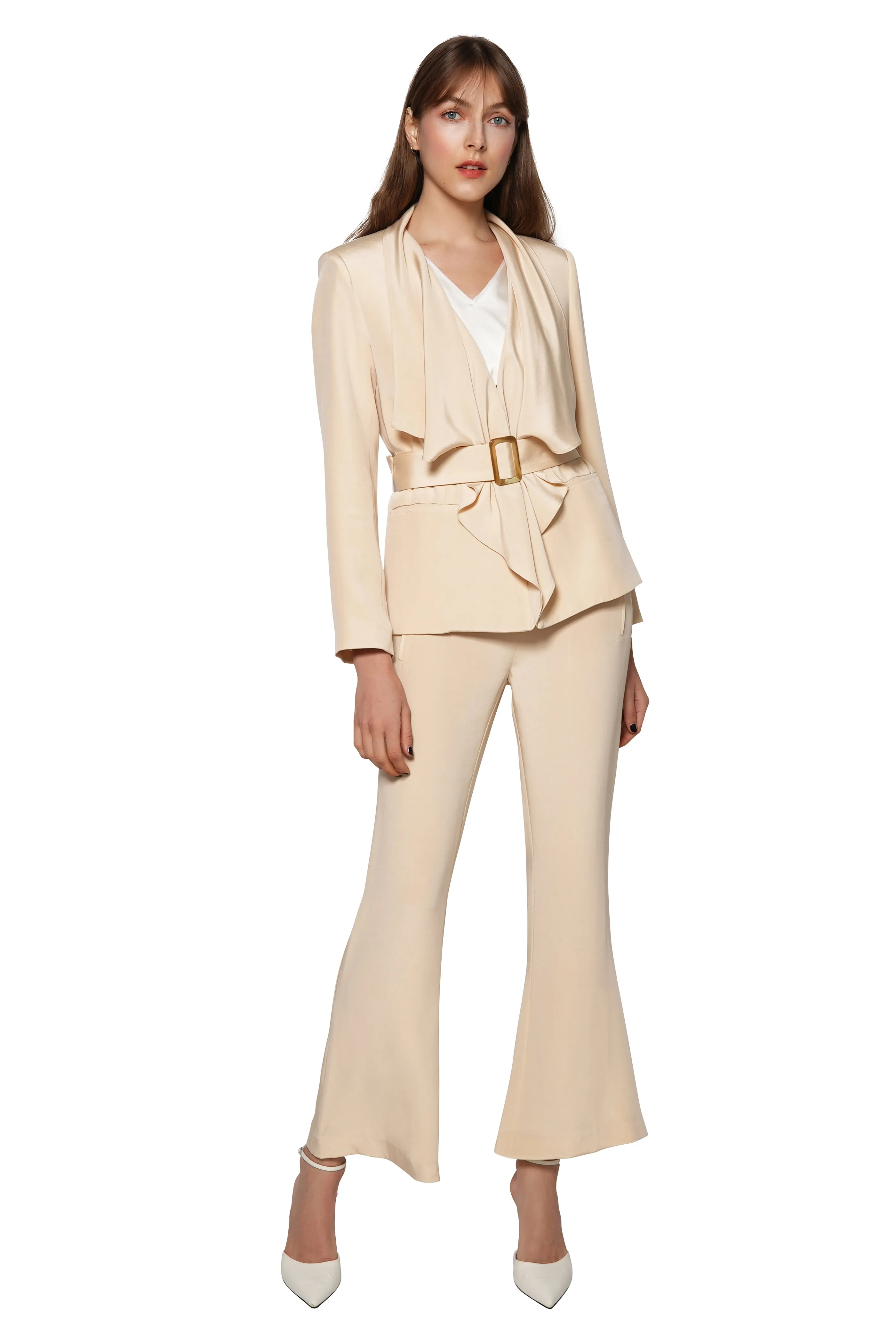 Rosario Silk Crepe Blazer