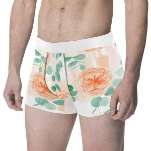 Roses and Eucalyptus Men's All Over Print Boxer Briefs (Made In AUS)