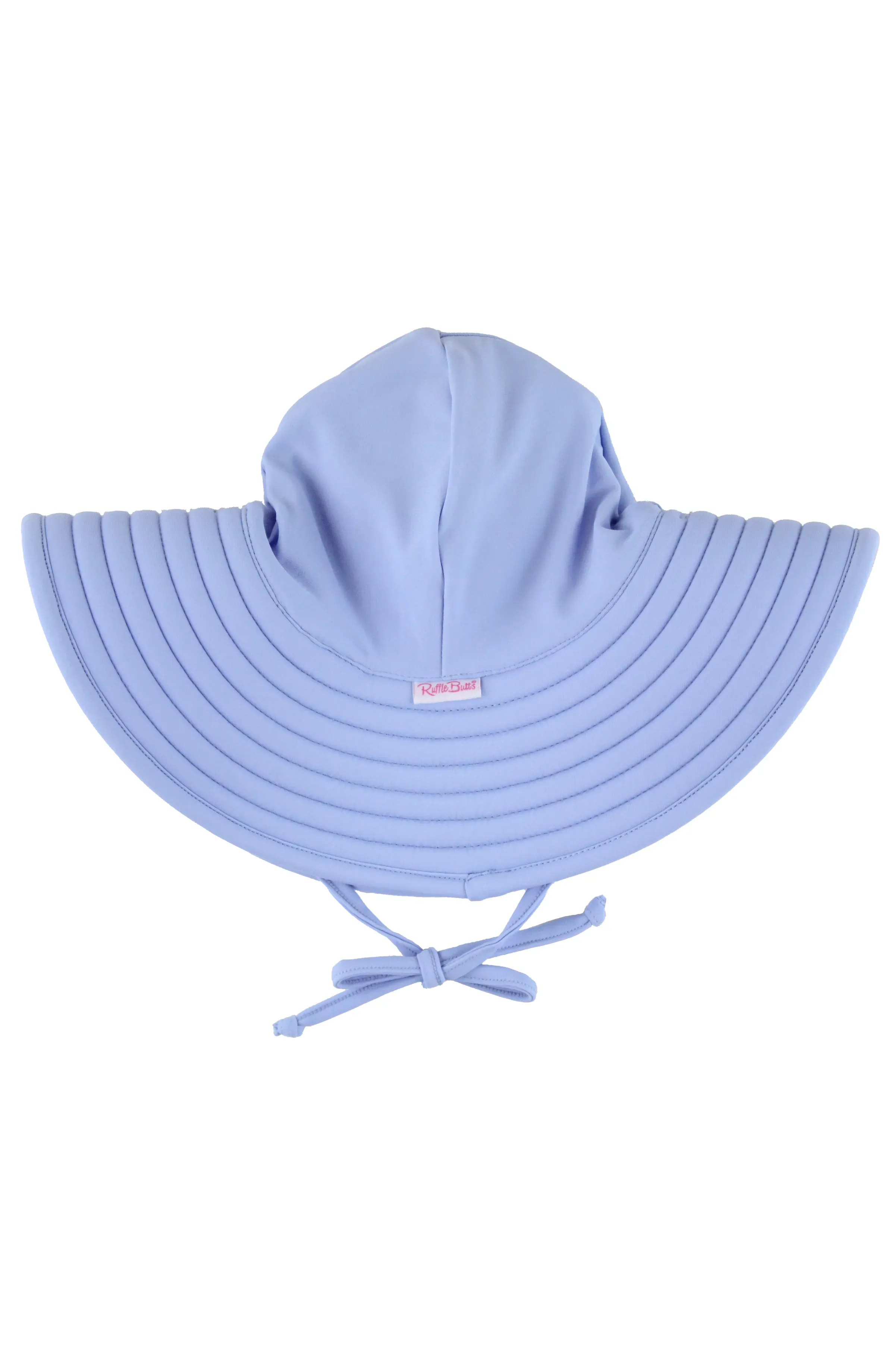 RuffleButts Periwinkle Blue Swim Hat