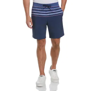 Slub Stripe Block 8" Golf Short