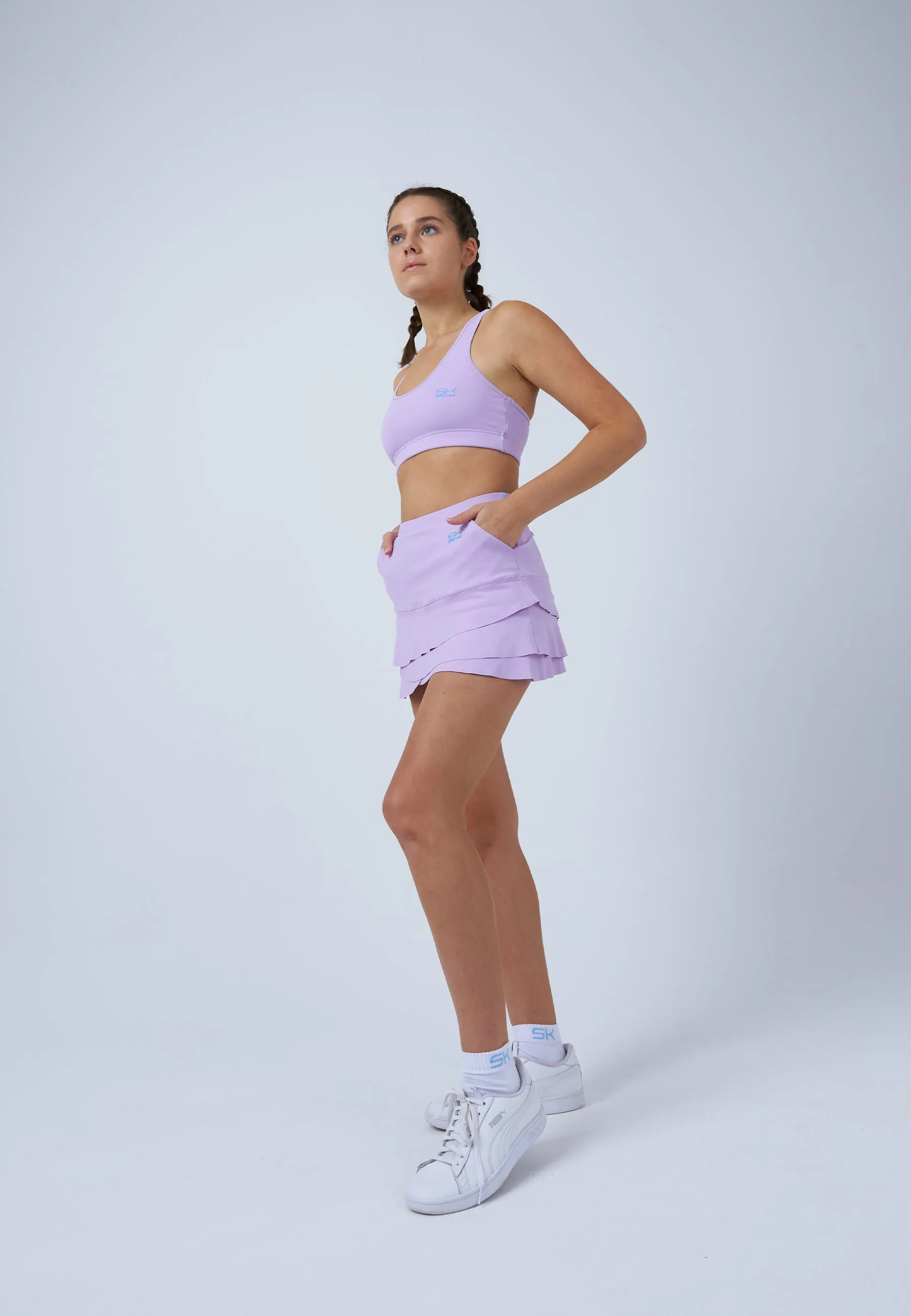 Tulip Tennis Skort with pockets, lilac