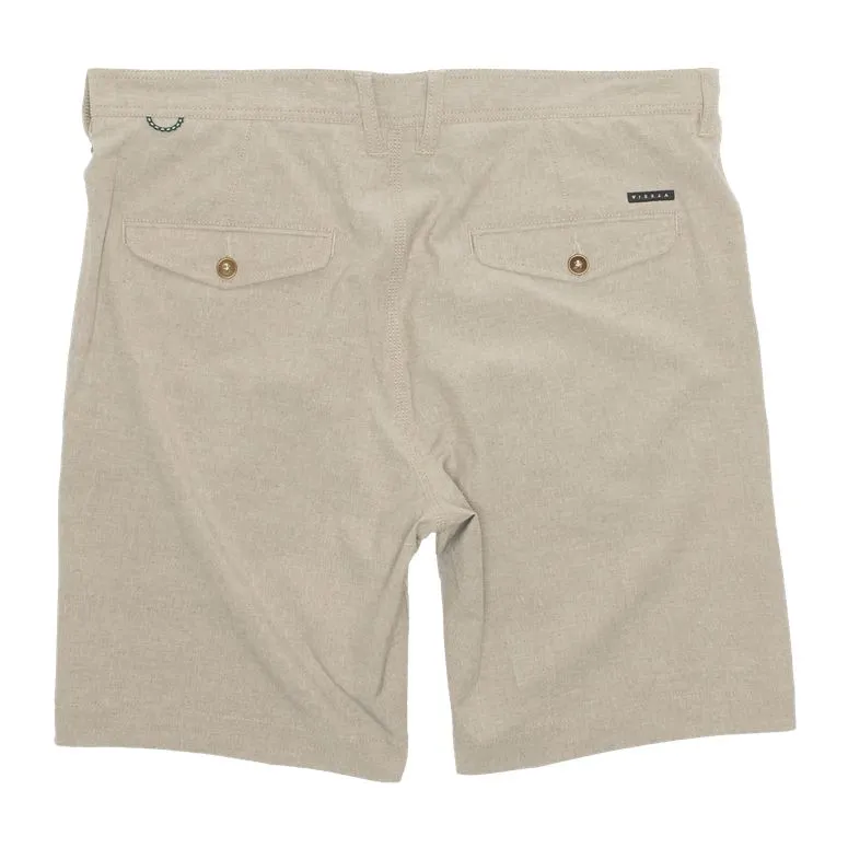 Vissla Canyons Hybrid 18.5" Shorts-Light Khaki 2