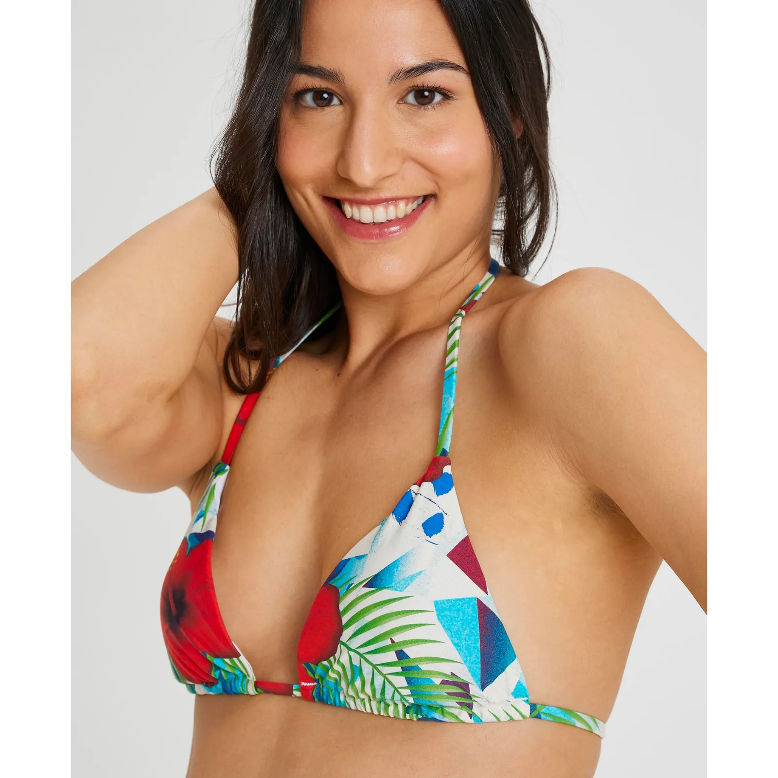 WOMEN'S TRIANGLE BIKINI ALLOVER - MARTINICA/MULTI